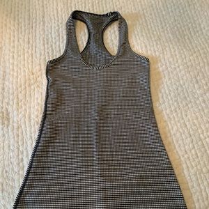 Lululemon gingham racerback tank